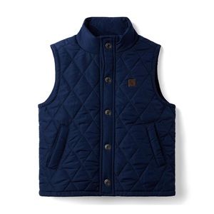 Janie and Jack blue quilted vest size 2T